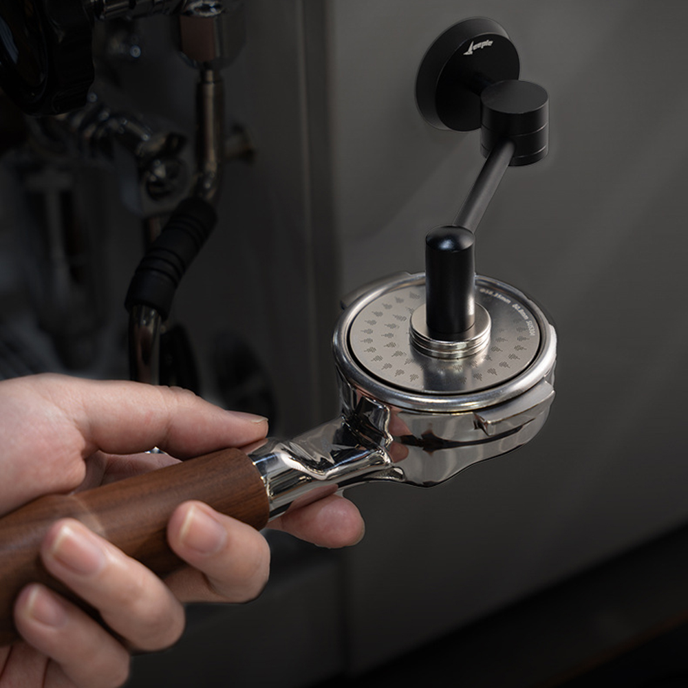 Coffee Equipment Rack - 51-58 มม.ตัวกรองกาแฟสากลชั้นเก็บรองการกระจายน้ําเครือข่ายการดูดซับอัตโนมัติวงเล็บเครื่องครัวกาแฟ