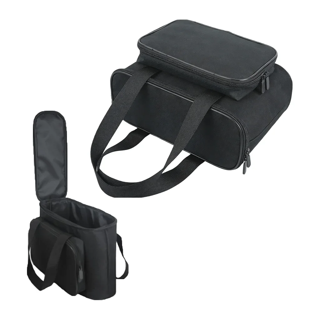 Coffee Equipment Travel Bag - กระเป๋าเดินทางแบบพกพา กระเป๋าใส่เครื่องชงกาแฟ วัสดุผ้าอ็อกซ์ฟอร์ด ช่องเก็บของด้านข้างแบบพกพา เครื่องชงกาแฟ สีดำ