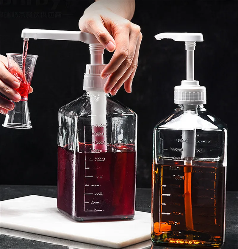 ขวดใส่น้ำเชื่อมกาแฟแบบใส ขวดปั - Coffee Equipment Distributor บทวิจารณ์และราคา