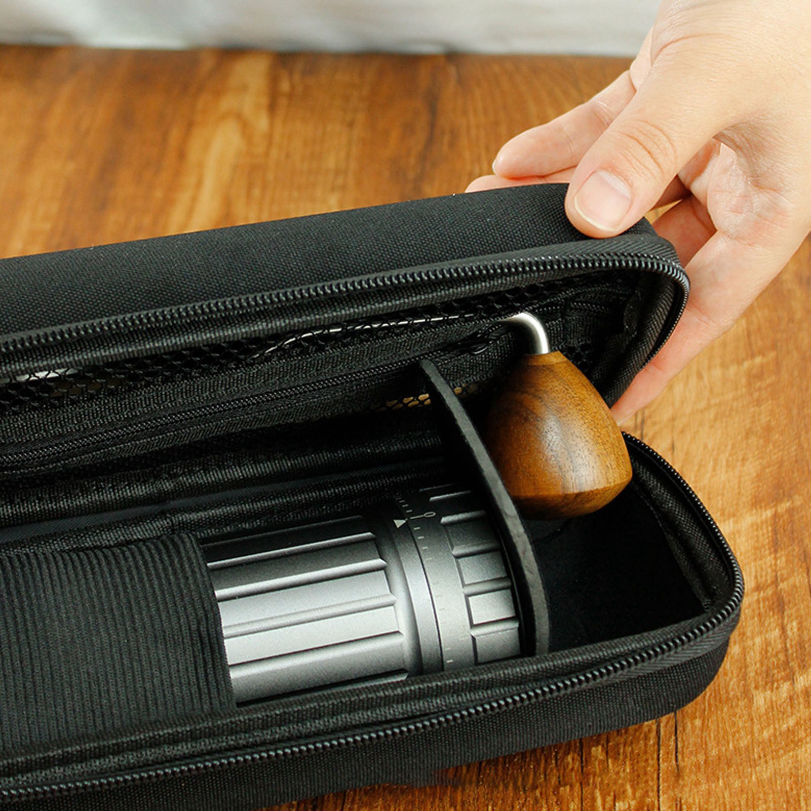 เครื่องบดกาแฟกระเป๋าเครื่องบดก - Coffee Equipment Travel Bag บทวิจารณ์และราคา